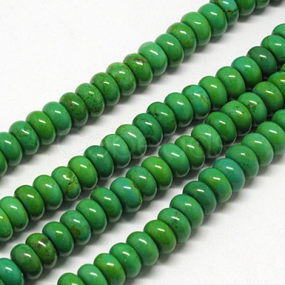 Natural Magnesite Beads Strands TURQ-L021-E-01-1