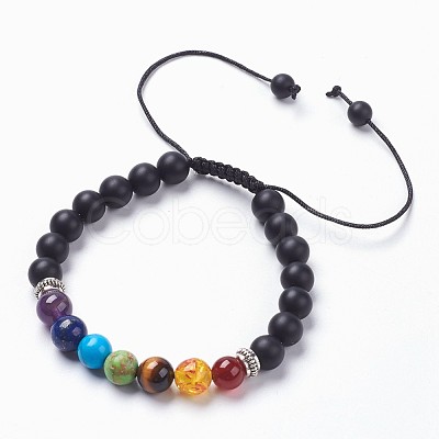 Chakra Jewelry BJEW-JB03704-1