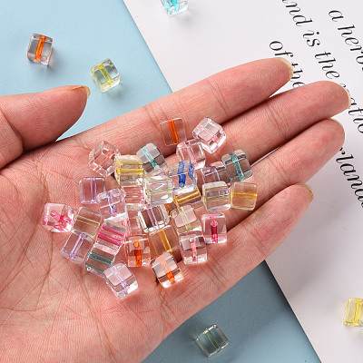 Transparent Acrylic Beads X-TACR-S154-12A-1