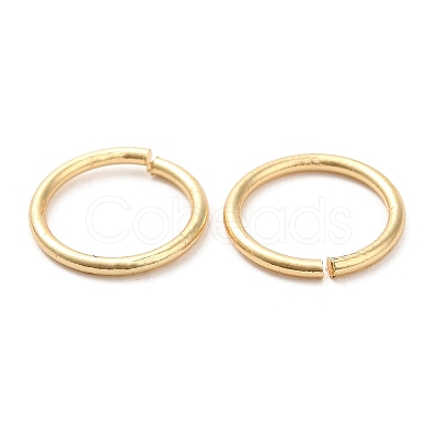 Brass Open Jump Rings KK-F855-07G-1