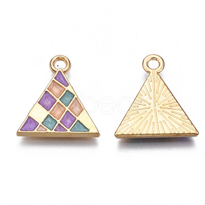 Alloy Enamel Pendants ENAM-Q446-005B-RS-1