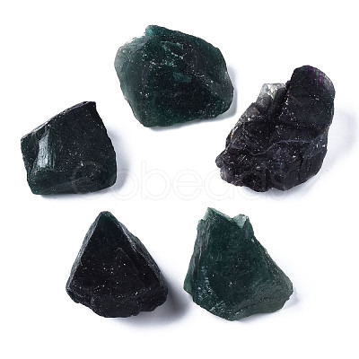 Rough Raw Natural Fluorite Beads G-S299-117-1