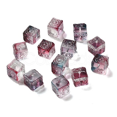 Transparent Glass Beads GLAA-D025-02D-1