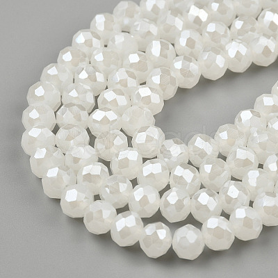 Electroplate Glass Beads Strands EGLA-A034-J3mm-A01-1