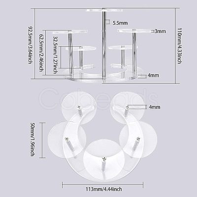 Transparent Acrylic Display ODIS-WH0007-34-1