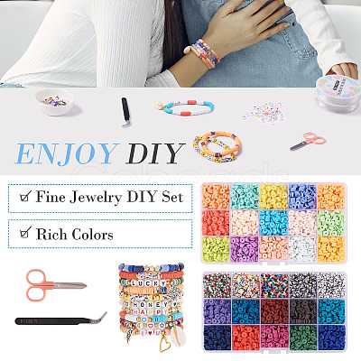 DIY Preppy Bracelet Making Kit DIY-TA0008-97-1