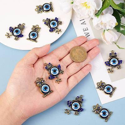 12Pcs 2 Style Alloy Pendants FIND-SZ0002-51-1