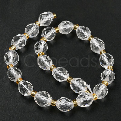 Natural Quartz Crystal Beads Strands G-N342-47-1