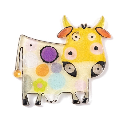 Cow Theme Acrylic Pendants MACR-U003-05B-1