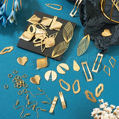 DIY Geometry Earring Making Kit DIY-TA0004-67-1