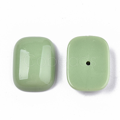 Mixed Opaque & Transparent Resin Beads RESI-T048-06-1