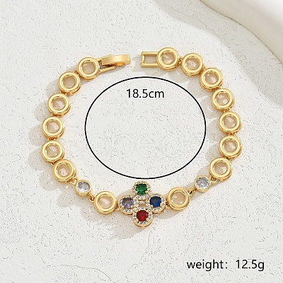 Colorful Zirconia Bracelet for Women WU0571-1