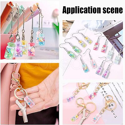 DIY Bottle Shape Dangle Earring Making Kits DIY-NB0004-20-1