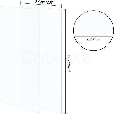 Transparent Acrylic for Picture Frame DIY-WH0204-82B-1