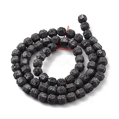 Natural Lava Rock Beads Strands G-H303-C29-1