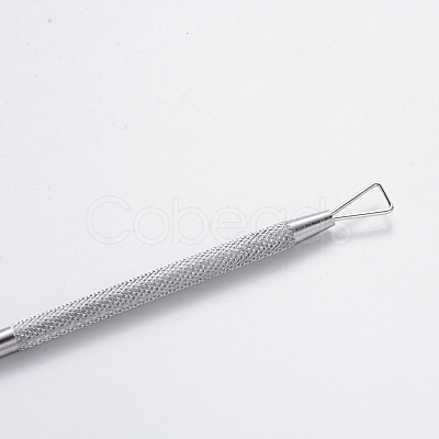 Double Head Stainless Steel Cuticle Pusher MRMJ-Q102-01H-1