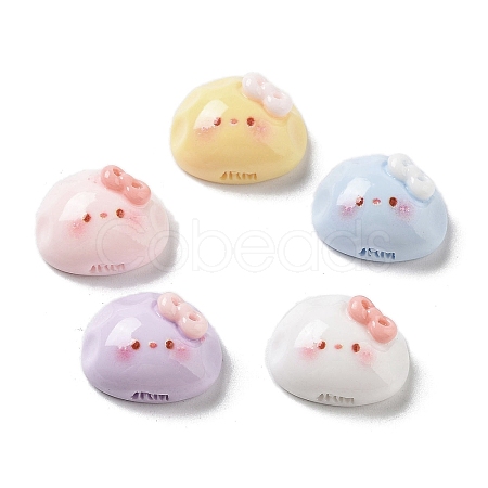 Opaque Resin Decoden Cabochons RESI-K035-04-1