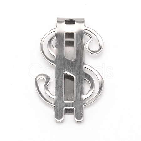 Stainless Steel Money Clips DJEW-WH0245-49-1