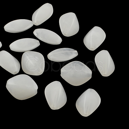 Rhombus Imitation Gemstone Acrylic Beads X-OACR-R037A-30-1