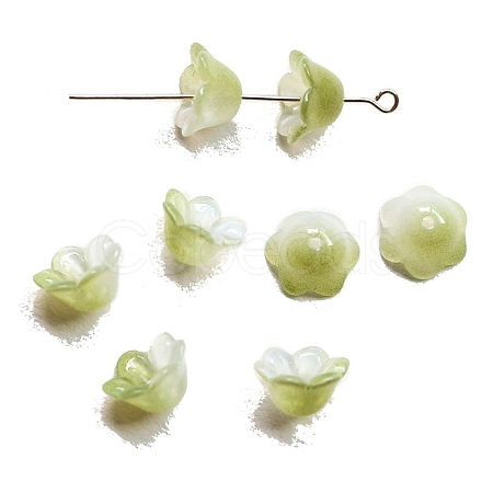 Handmade Lampwork Beads Cap PW-WG44676-06-1