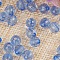 Transparent Acrylic Beads, Round, Light Steel Blue, 12mm