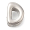 304 Stainless Steel Slide Charms, Stainless Steel Color, Letter D, 8.5x6.5x4.5mm, Hole: 3.5x2mm