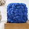 Coarse Polyester Ball Yarn, for DIY Material Blanket Cushion, Dodger Blue, 13~29mm, about 43.74 Yards(40m)/Skein