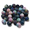 Olycraft 48Pcs 3 Colors Silicone Beads, DIY Nursing Necklaces and Bracelets Making, Chewing Pendants For Teethers, Universe Style, Round, Mixed Color, 15mm, Hole: 2mm, 16pcs/color