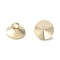 Brass Pendant Bails, Lead Free & Cadmium Free, Real 24K Gold Plated, 5.5x7.5x5.5mm, Hole: 2mm