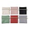 Imitation Leather Jewelry Storage Zipper Bags, for Earrings, Rings, Bracelets, Square, Mixed Color, 10x10x0.7cm