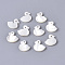 Natural Trochid Shell/Trochus Shell Beads, Duck, 9.5x9x2mm, Hole: 0.8mm