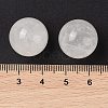 Natural Quartz Crystal No Hole Sphere Beads G-K353-04D-11-2