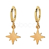 Brass Huggie Hoop Earrings Sets X-EJEW-JE04217-3