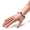 Natural Howlite Beaded Stretch Bracelet for Women or Men BJEW-JB07732-03-3