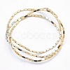 Electroplate Non-magnetic Synthetic Hematite Beads Strands G-L489-B03-2