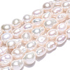 Natural Baroque Pearl Keshi Pearl Beads Strands X-PEAR-S020-F01-02-4