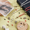 PandaHall Elite Wood Rosary Beaded Style Necklaces Bracelet Making Finding Kit DIY-PH0021-65-5