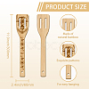 6Pcs Bamboo Spoons & Knifes & Forks AJEW-WH0411-022-3