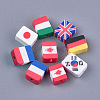 Handmade Polymer Clay Beads X-CLAY-S091-79-1