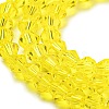 Transparent Glass Beads Strands EGLA-A039-T4mm-D21-3