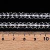 Transparent Glass Beads Strands GLAA-N001-61A-4