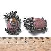 Natural Rhodonite Pendants G-H083-01AS-11-3