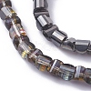 Electroplate Glass Beads Strands EGLA-L023A-HP02-2