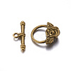 Tibetan Style Toggle Clasps GLF0026Y-NF-1