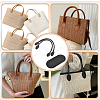 Imitation Leather Crochet Bag Nail Bottom & Sew on Bag Handles Set DIY-WH0308-342B-5