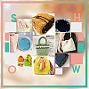   6Pcs 6 Style PU Leather Knitting Crochet Bags Nail Bottom Shaper Pad DIY-PH0009-51-7