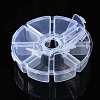 Flat Round Polypropylene(PP) Bead Storage Containers CON-S043-046A-3