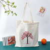 DIY Canvas Shoulder Bag Embroidery Starter Kit DIY-WH0297-14-5