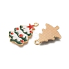 Christmas Theme Alloy Enamel Pendants FIND-M039-01B-2