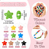  200Pcs 10 Colors Opaque Acrylic Beads OACR-TA0001-42-12